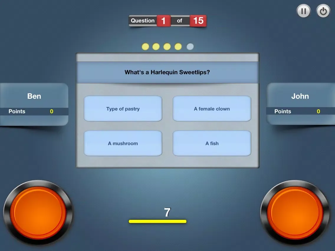 Screenshot di Buzzer Quiz iPad 