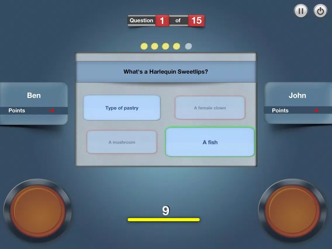 Screenshot di Buzzer Quiz iPad 