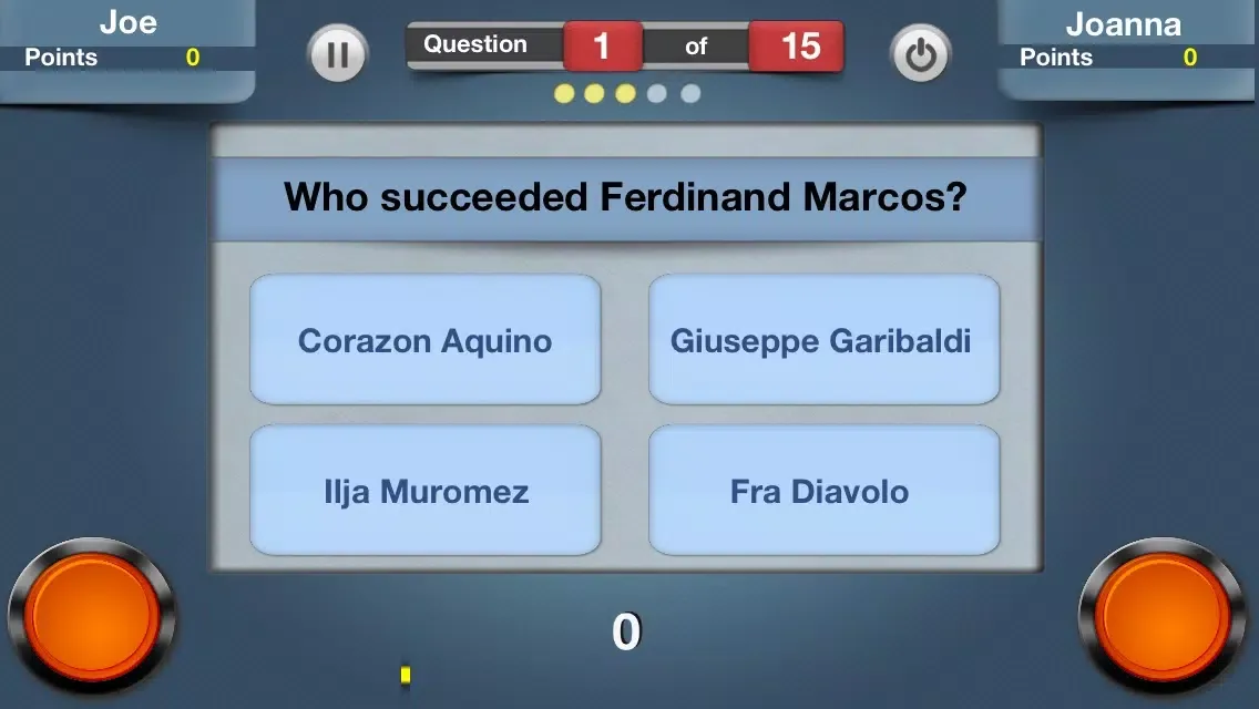 Screenshot di Buzzer Quiz