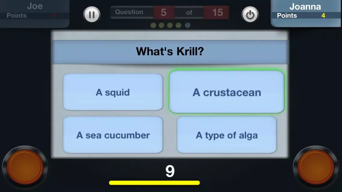 Screenshot di Buzzer Quiz