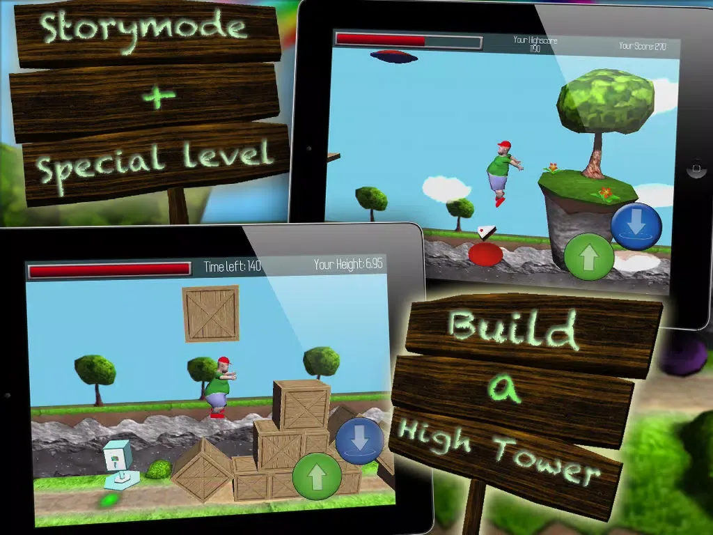 Скриншоты Fatty Jump Free iPad 