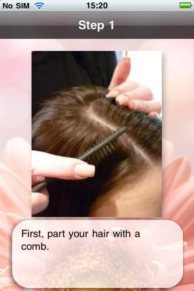 Capturas de pantalla de Hairstyle Tutorial Free