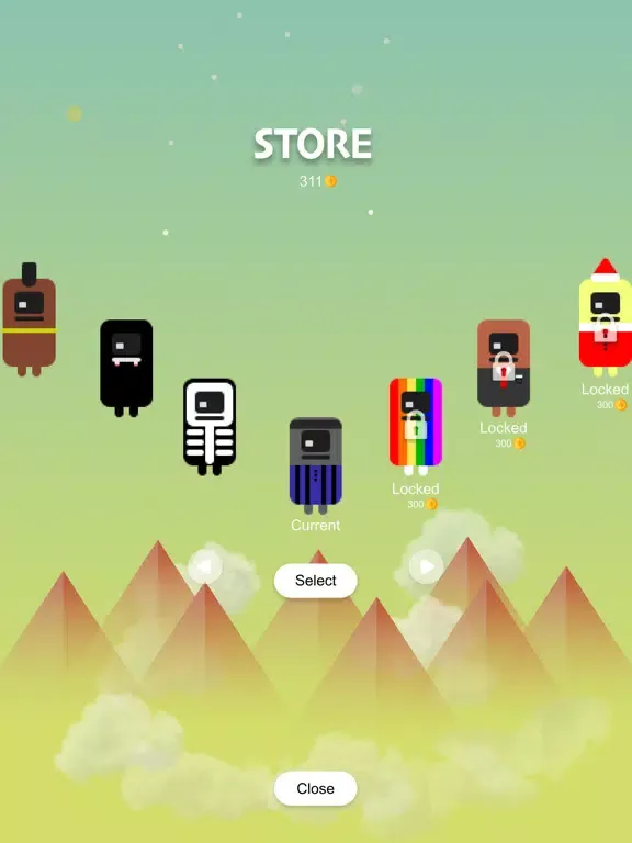 Capturas de tela do Skyfall parachute iPad 