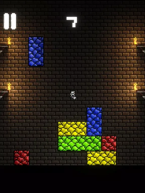 Block go Down iPad  スクリーンショット