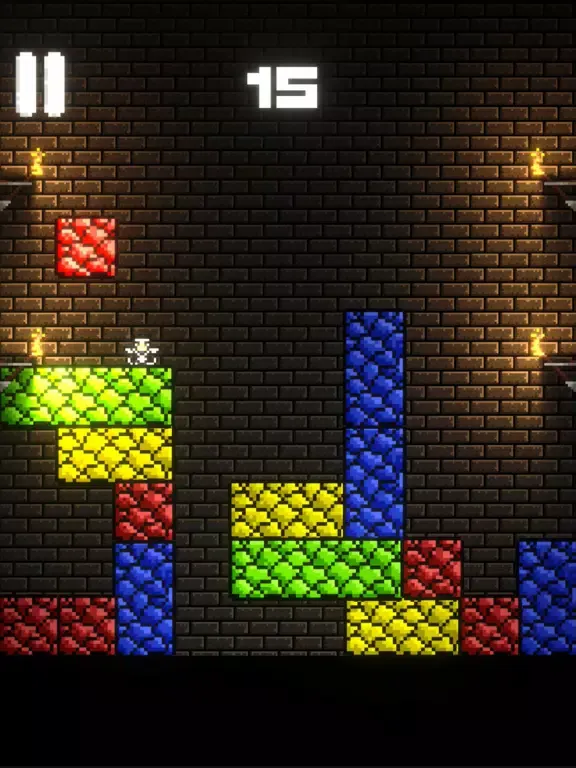 Block go Down iPad  スクリーンショット