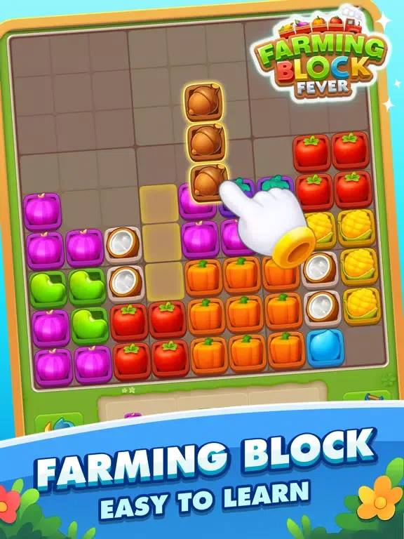 Ảnh chụp màn hình của Farming Block Fever iPad 