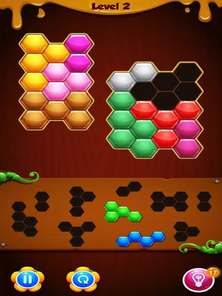 Block Hexa Puzzle - Hexa Block Hexagons iPad  Screenshots