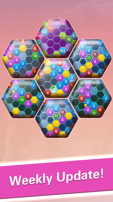 2048 Hexa Puzzle - Merge Block Screenshots