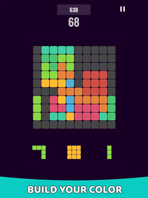 ภาพหน้าจอของ 100 Color Block Puzzle Classic iPad 