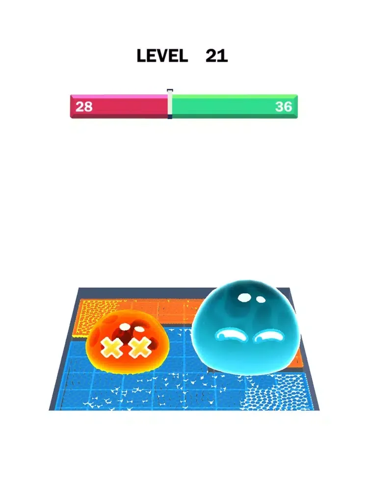 Slime Battle - Color Puzzles iPad  سکرین شاٹس