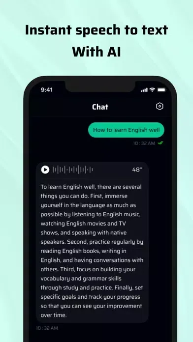 Capturas de tela do EnglishPro - AI Teacher