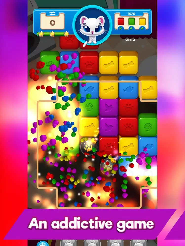 Capturas de tela do Block Crush: Bubble Saga Land iPad 
