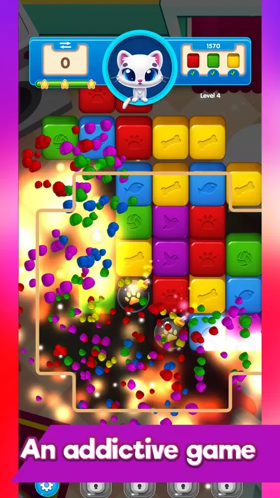 Capturas de tela do Block Crush: Bubble Saga Land