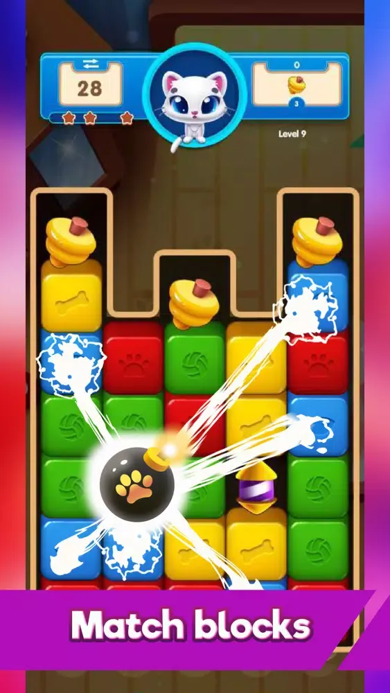 Capturas de tela do Block Crush: Bubble Saga Land