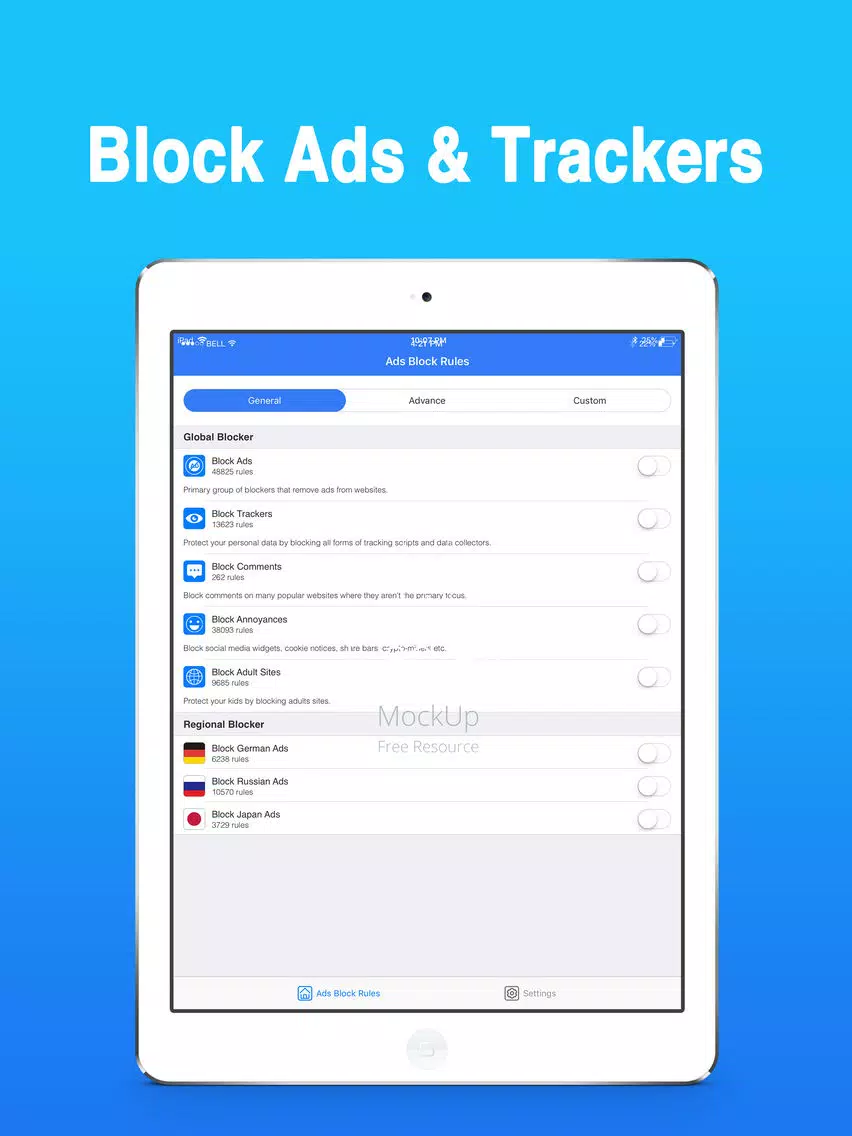 Adblock - Adguard Master iPad  স্ক্রিনশট