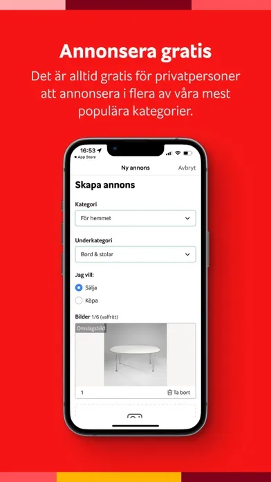 Tangkapan skrin Blocket – köp & sälj begagnat