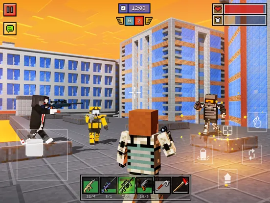 ภาพหน้าจอของ Block Guns 3D: Online Shooter iPad 