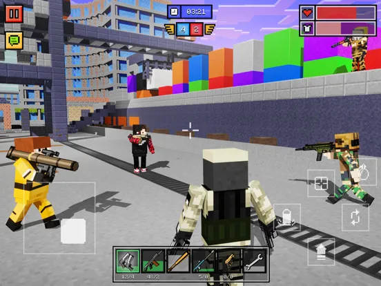 ภาพหน้าจอของ Block Guns 3D: Online Shooter iPad 
