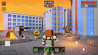 ภาพหน้าจอของ Block Guns 3D: Online Shooter