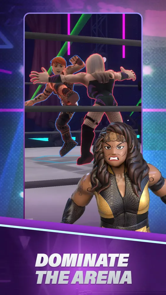 Capturas de pantalla de AEW: Figure Fighters Wrestling