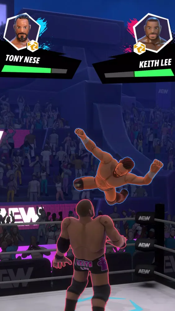 Capturas de pantalla de AEW: Figure Fighters Wrestling