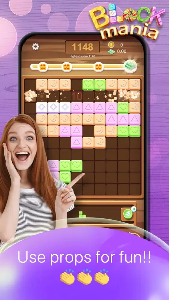 Block Mania-Funny Puzzle Ekran Görüntüleri
