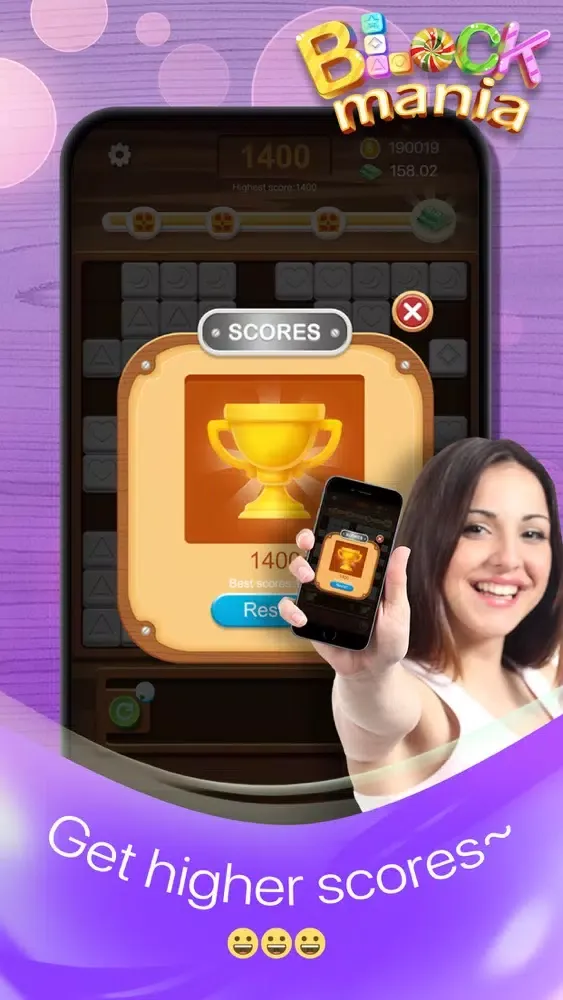 Block Mania-Funny Puzzle Ekran Görüntüleri