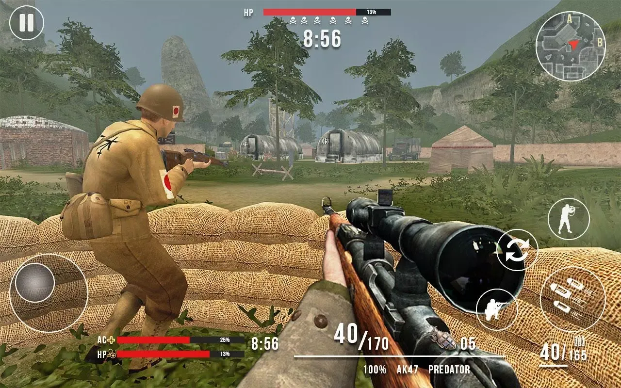 American vs Japanese Sniper 스크린샷