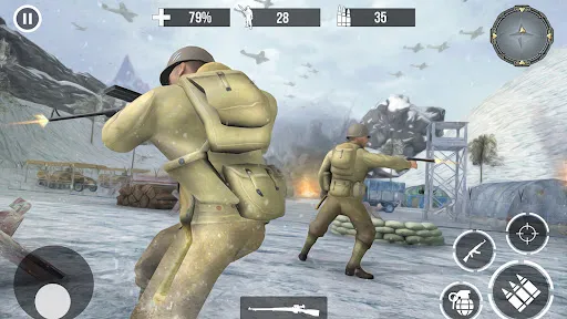 Capturas de pantalla de World War | WW2 Shooting Games