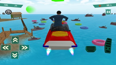 Tangkapan skrin Flying Jetski Simulator 2018
