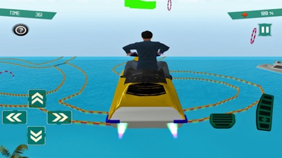 Tangkapan skrin Flying Jetski Simulator 2018