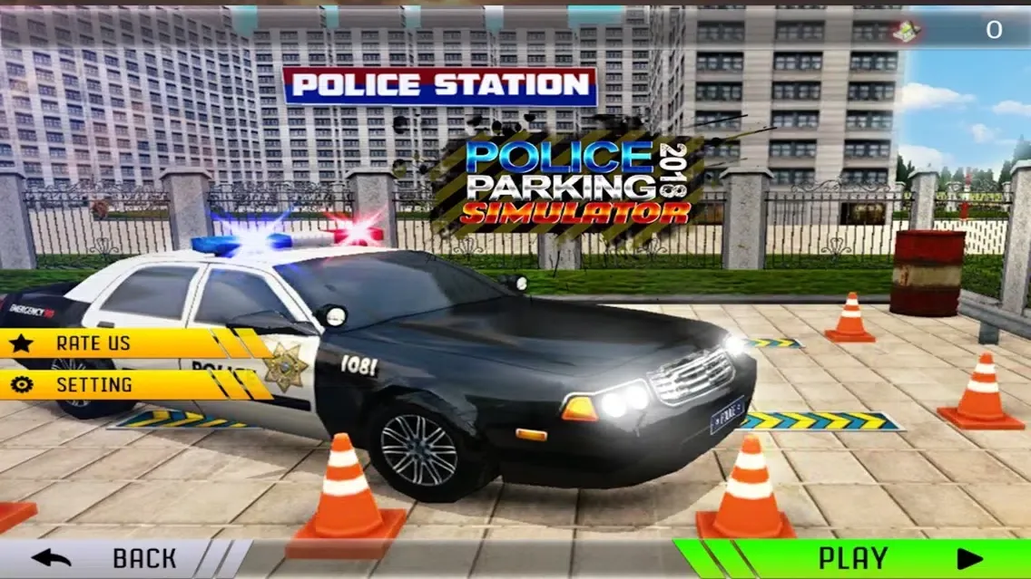 Police Car Parking Sim 2018 स्क्रीनशॉट
