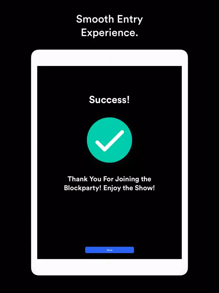 Blockparty Enterprise Scanner iPad  স্ক্রিনশট