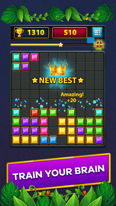 Ảnh chụp màn hình của Block Puzzle: Brain Test
