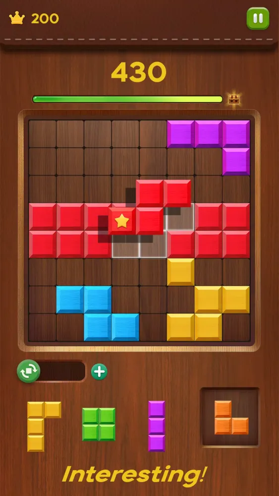 Block Puzzle Wood Classic 1010 Ekran Görüntüleri