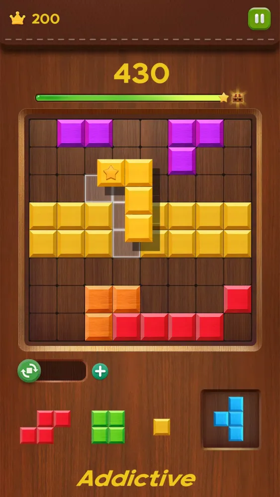 Block Puzzle Wood Classic 1010 Ekran Görüntüleri