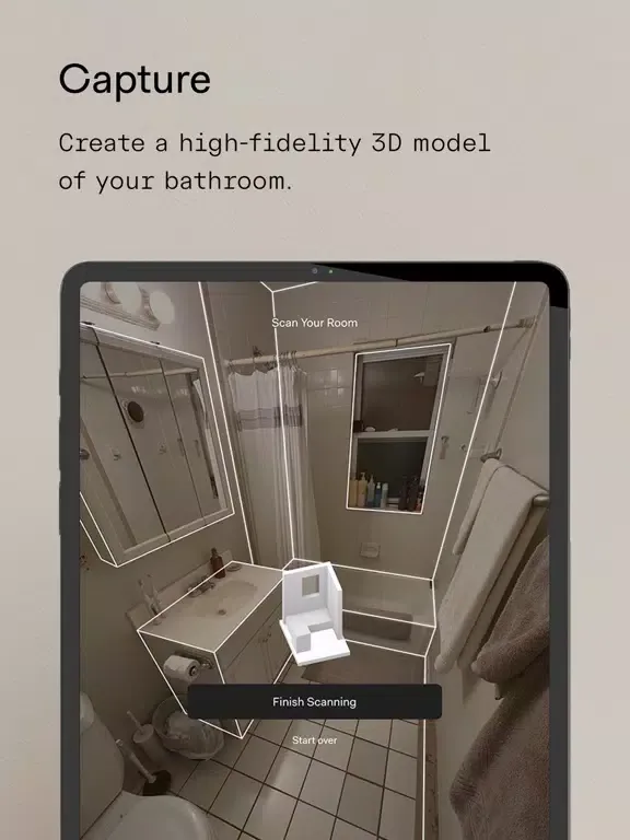 Zrzuty ekranu Block Blueprint - 3D Room Scan iPad 