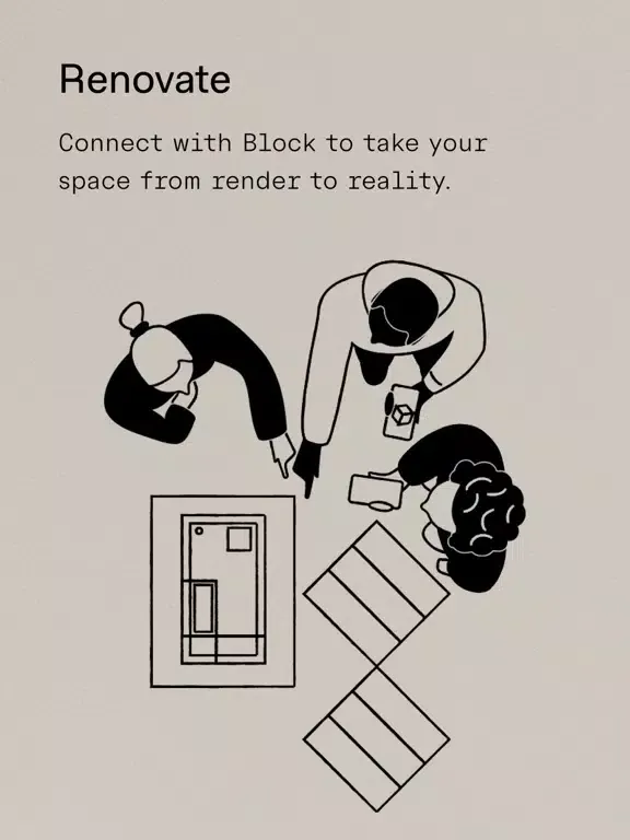 Zrzuty ekranu Block Blueprint - 3D Room Scan iPad 