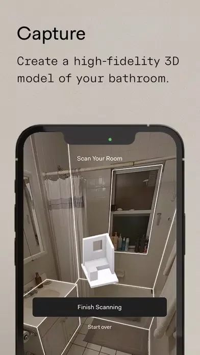 Zrzuty ekranu Block Blueprint - 3D Room Scan