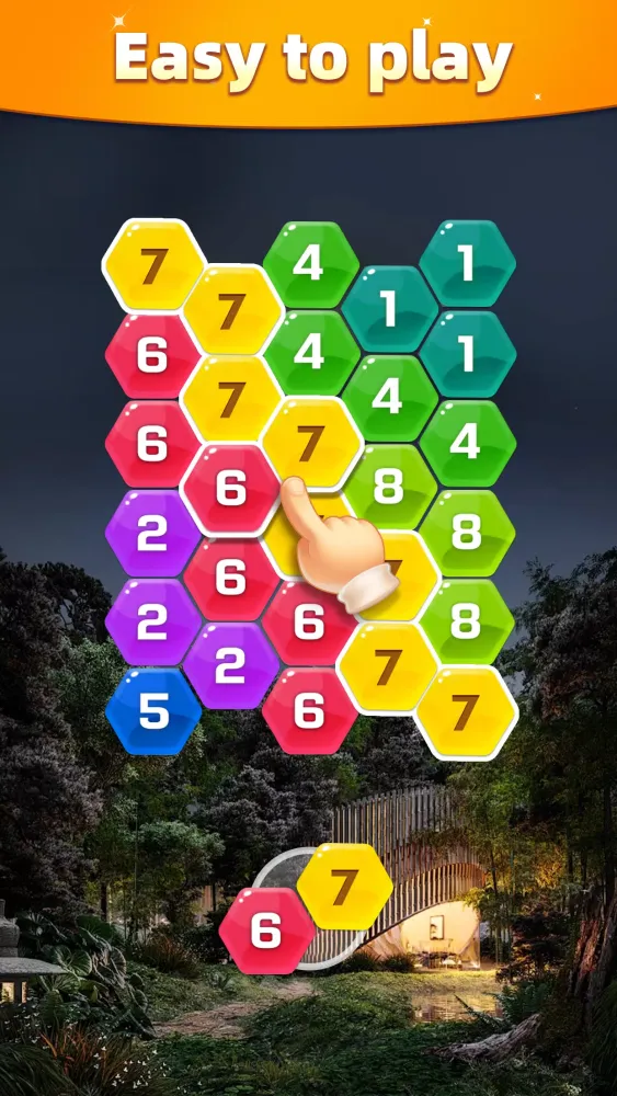 Merge Hexa - Number Puzzle स्क्रीनशॉट
