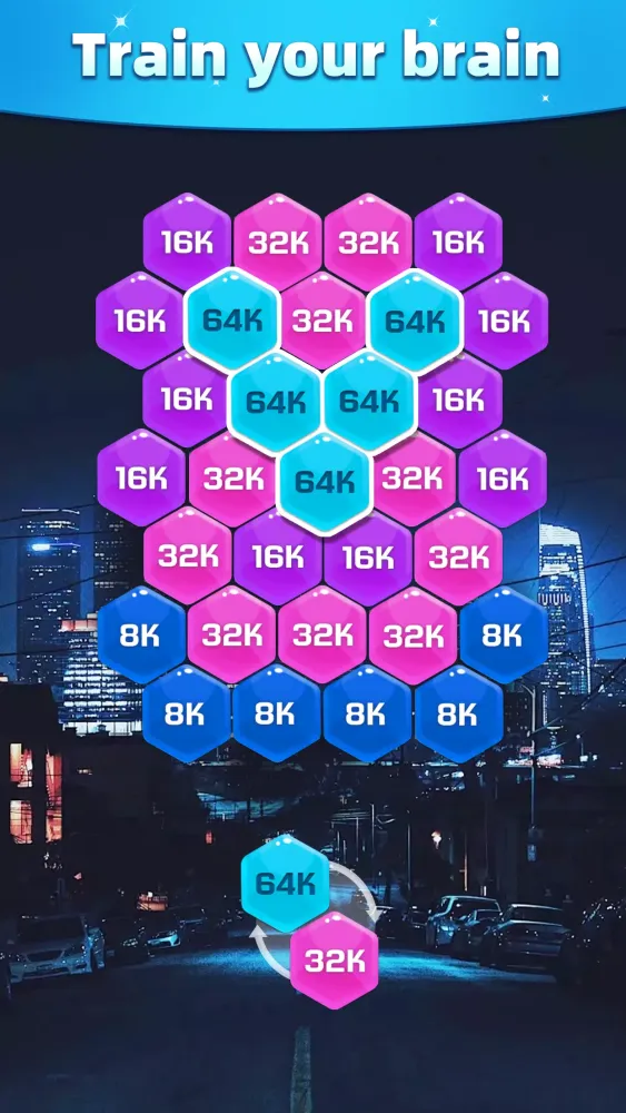 Merge Hexa - Number Puzzle स्क्रीनशॉट