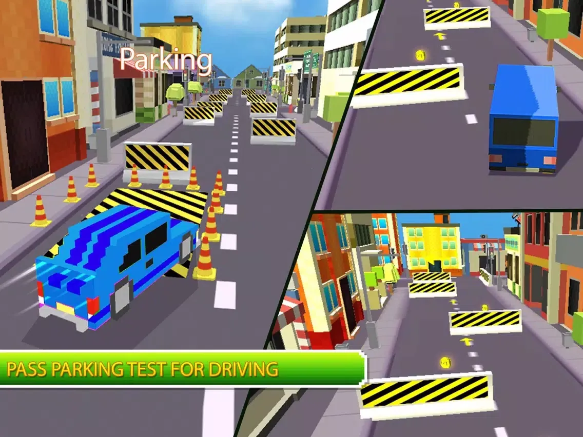Blocky Hill Car And Truck Driving Sim iPad  স্ক্রিনশট