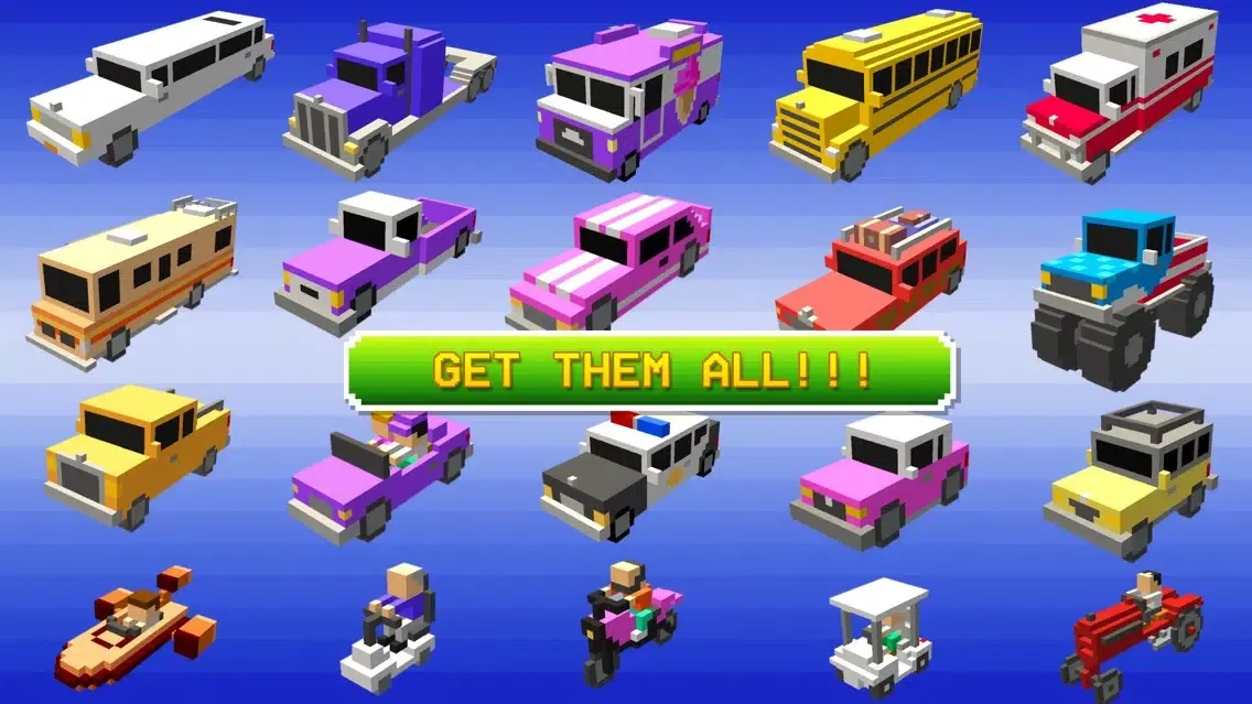 Blocky Hill Car And Truck Driving Sim স্ক্রিনশট