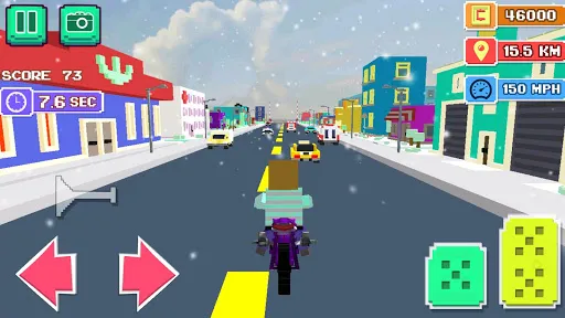 Blocky Moto Rider - Motorcycle Screenshots