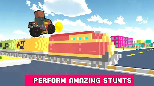 Blocky Moto Rider - Motorcycle Screenshots