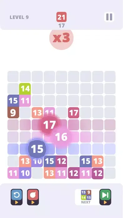 Tangkapan skrin Happy Merger Puzzle Logic Game
