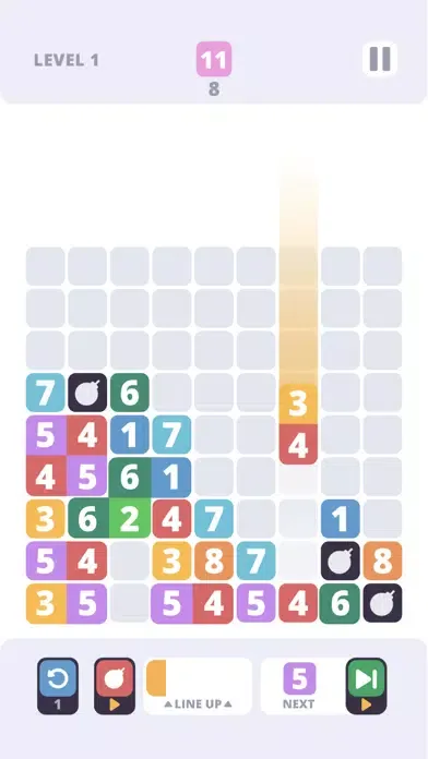 Tangkapan skrin Happy Merger Puzzle Logic Game