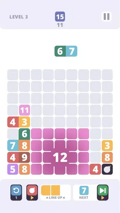 Tangkapan skrin Happy Merger Puzzle Logic Game