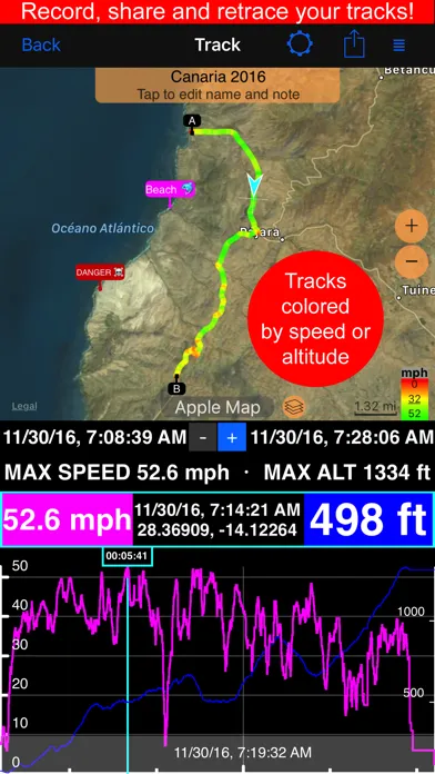 Compass 55. Map & GPS kit. スクリーンショット