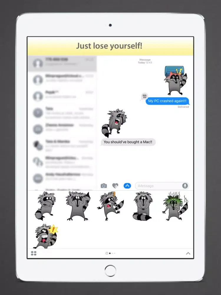 Capturas de pantalla de Raccoon iPad 